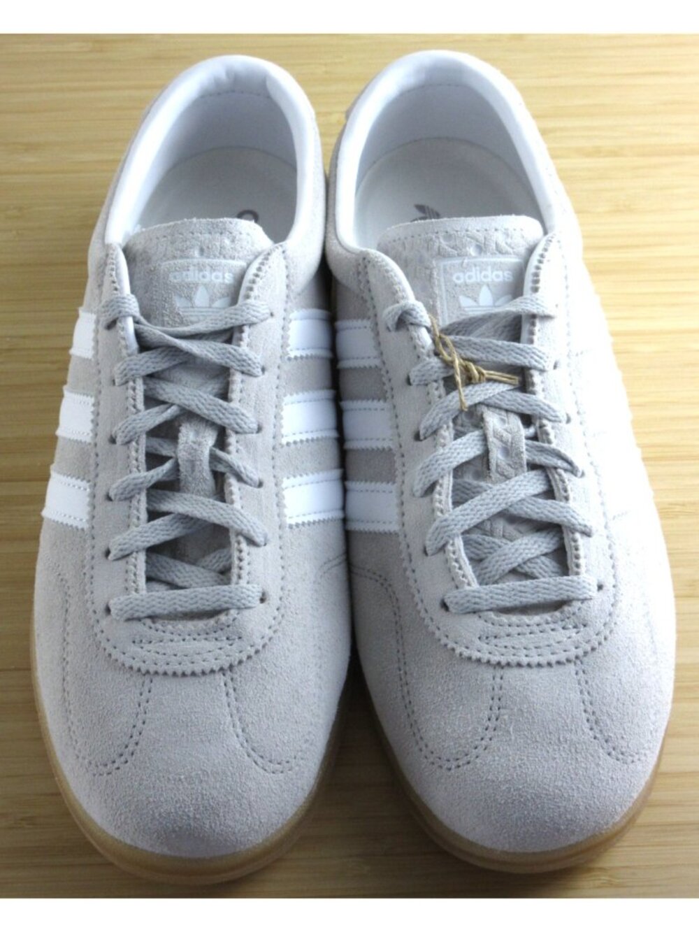 Adidas Women's Gazelle Lo Pro Suede Shoes Grey Cloud White Sizes NIB JS4516 - Picture 3 of 8